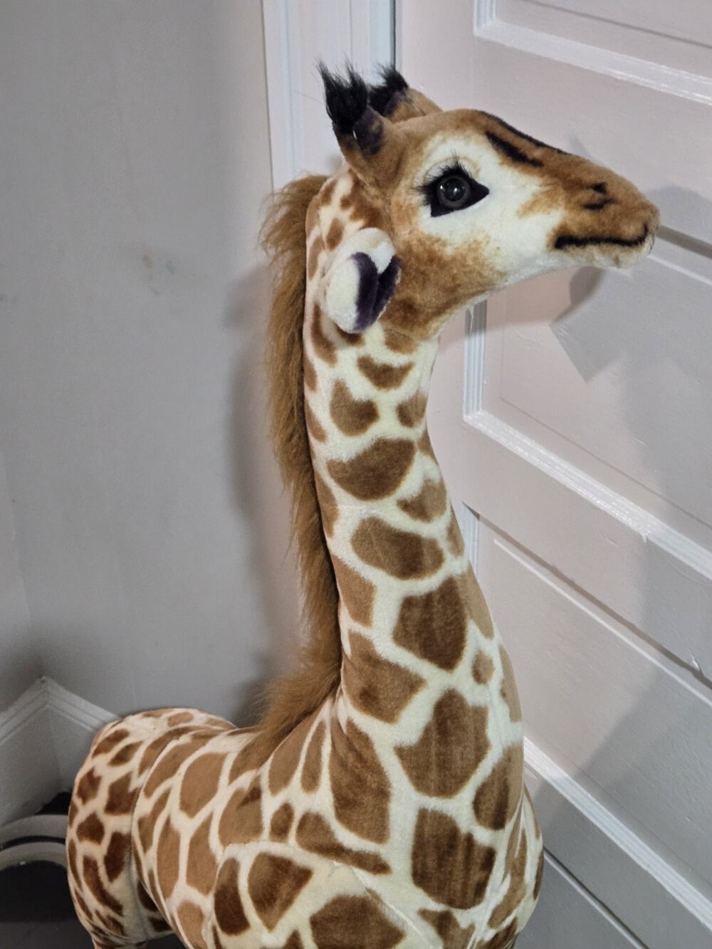 Giant Stuffed Giraffe Animal Plush Kids Toy Tall Lifelike Soft Jumbo Stuffy 54"